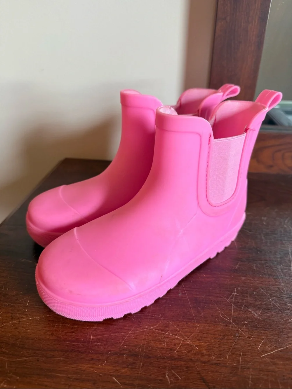 BearPaw Kids Pink Chelsea Rain Boots